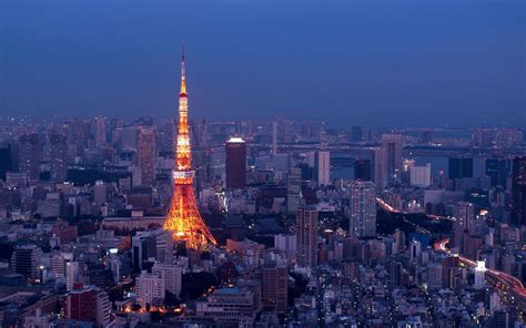 デスクトップ壁紙 ライト シティ 都市景観 夜 建物 スカイライン 超高層ビル イブニング 地平線 夕暮れ 大都市