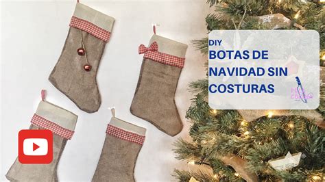 Diy C Mo Hacer Botas Navide As Sin Costuras F Ciles Y Baratas