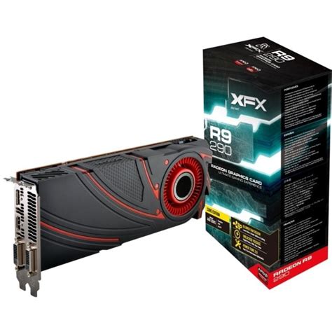 Placa De Vídeo Amd Radeon R9 290 4gb Pci E Xfx Core Boost Edition R9 290a Enfc Waz