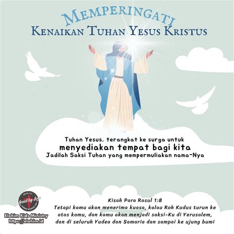 Kenaikan Yesus Dan Menjadi Saksi Kristus Elohim Ministry