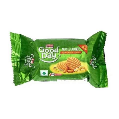 Baked Biscuits Cashew Britannia Good Day Nuts Biscuit Packaging Type