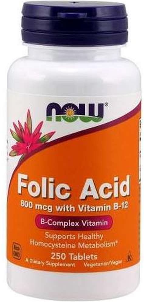 Folic Acid Foliumzuur Tabletten Bol