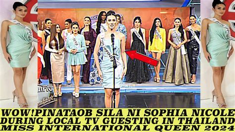 Grabe Sophia Nicole Arkanghel Nanlamon Ng Ganda During Tv Guesting