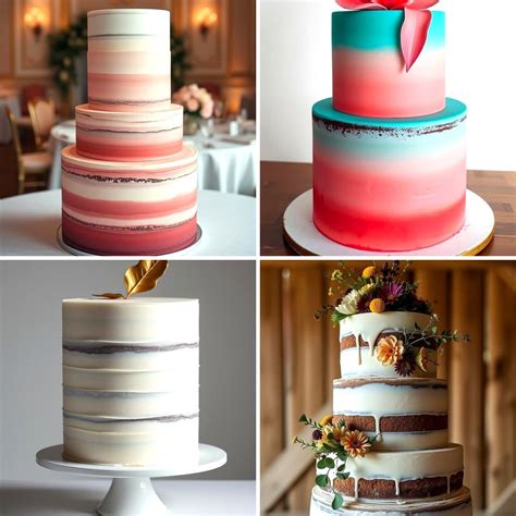Naked Wedding Cake Ideas For Minimalist Elegance