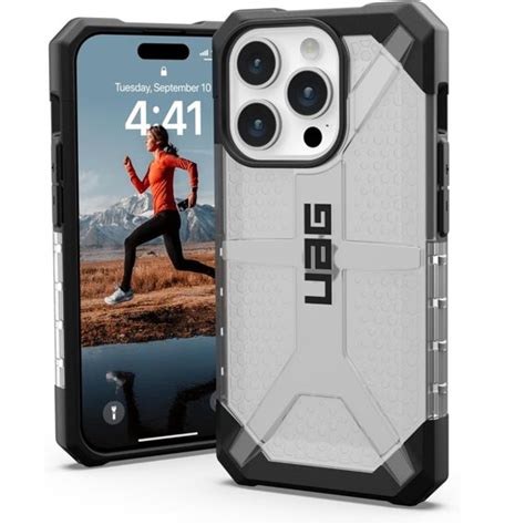 Etui Urban Armor Gear Do IPhone 15 Pro Plasma Przezroczyste Czarne