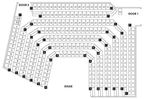 Seat Map - Ensemble Theatre