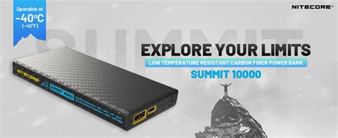 Amazon Nitecore Summit Power Bank Mah Low Temperature