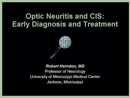 Neuritis: Optic Neuritis Diagnosis