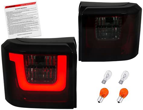 Vw Transporter T Lampy Tylne Tyl Led Diody Cts Tuning Diodowe