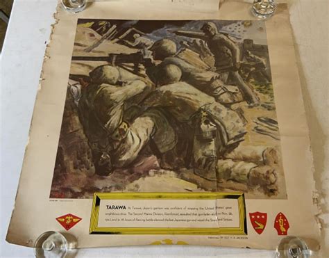 1944 Wwii Us Marine Corps Enlistment Poster Live And Online Auctions