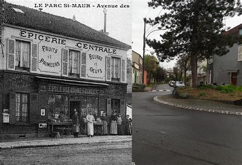 Saint Maur des Fossés Carte postale ancienne et vue d Hier et Aujourd