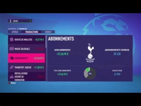 Carri Re Manager Fifa Spurs Un Bon D But De Saison Youtube