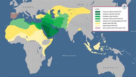 Islam Map With Cities