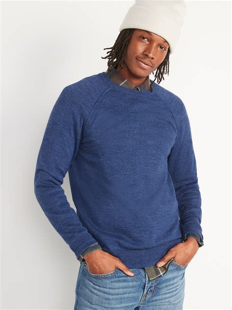 Crew Neck Raglan Sleeve Sweater For Men Old Navy