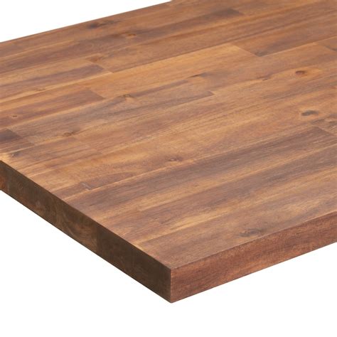 Sparrow Peak 6 Ft Spice Stained Straight Butcher Block Acacia Kitchen