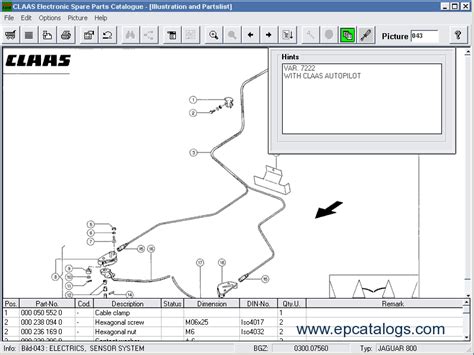 Claas Agricultural Spare Parts Catalog 2006