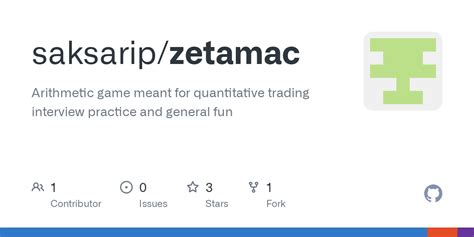 GitHub - saksarip/zetamac: Arithmetic game meant for quantitative ...