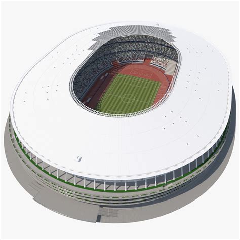 Tokyo National Olympic Stadium Football Field 3d Model 199 Max Obj