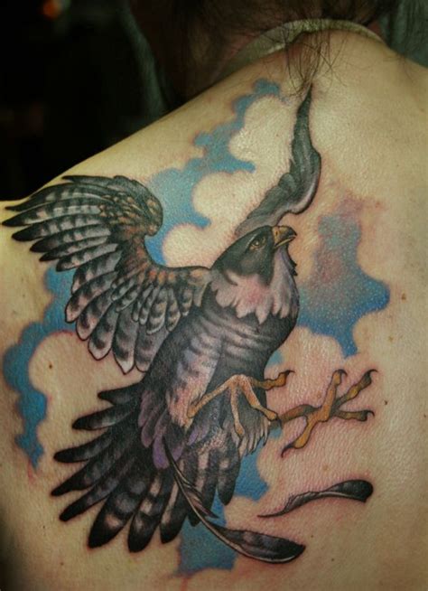 Falcon tattoo | Falcon tattoo, Eagle tattoos, Animal tattoo