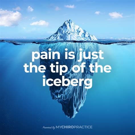 Pain Is Just The Tip Of The Iceberg The Spinal Centre