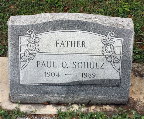 Paul Otto Schulz 1904 1989 Homenaje De Find A Grave