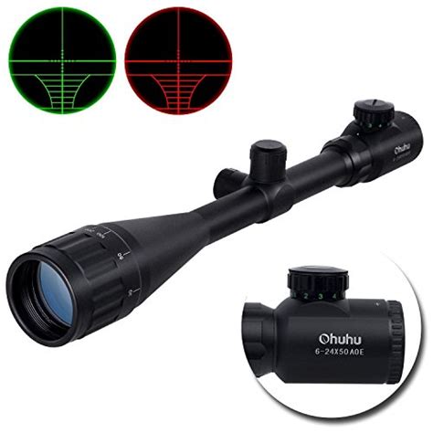 Aoe Red And Green Gun Rifle Scope Ohuhu Tactical Illuminated