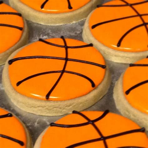 Basketball Cookies Baking And Decorating Pinterest