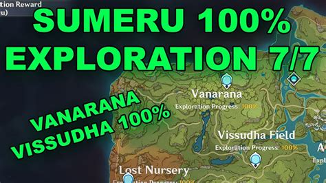 571 Chests Sumeru 100 Exploration Chests 6 7 7 Vanarana And Vissudha Field 100 Genshin Impact