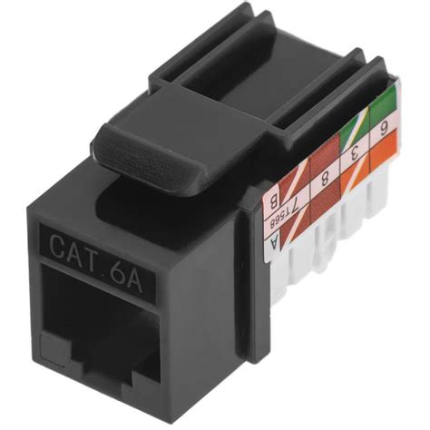 Keystone Rj45 Femelle Tb110 Cat 6a Utp Pack De 6 Unités Leroy Merlin