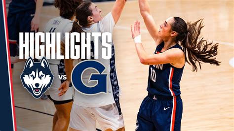 HIGHLIGHTS | UConn Women’s Basketball at Georgetown - YouTube