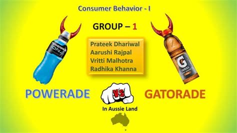 Gatorade Vs Powerade : Consumer Preference in Australia | PPT