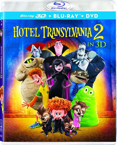 Hotel Transylvania 2 3d Blu Ray Blu Ray Dvd Ultraviolet Amazon