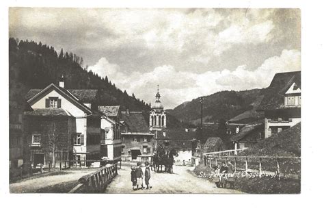 St Peterzell Sg Toggenburg Dorfpartie Kirche Kutsche Kaufen