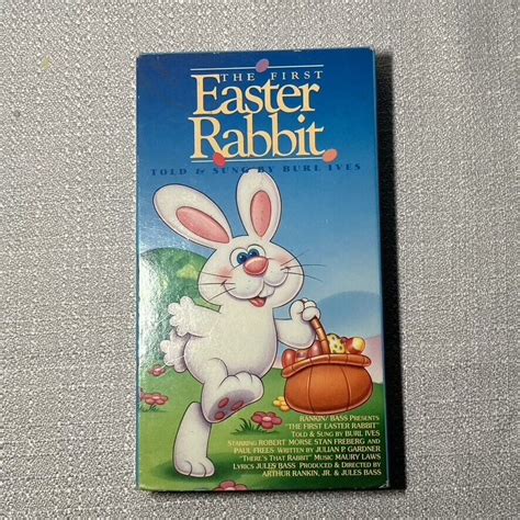 The First Easter Rabbit [vhs] Burl Ives Robert Morse Stan Freberg 85391259732 Ebay