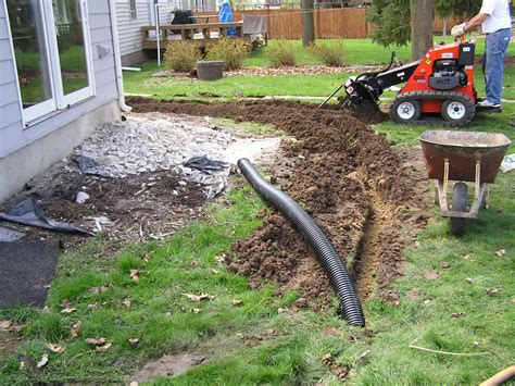 Trench digging without nasty lawn scars - Structure Tech Home Inspections