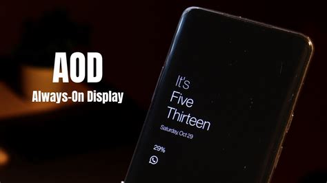 Enable Always On Display Aod For Oneplus Pro T And T Pro On