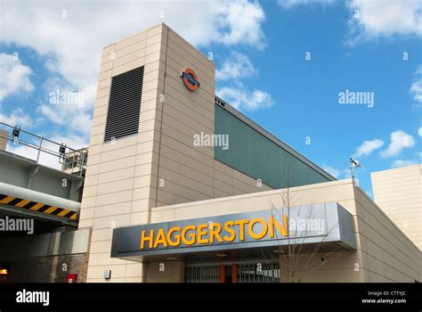 Re Developed East London Line Haggerston Station East London Uk