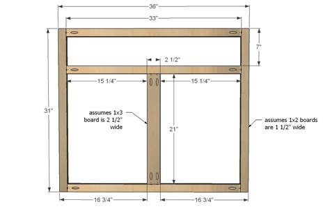 Concept Kitchen Cabinet Face Frame Dimensions