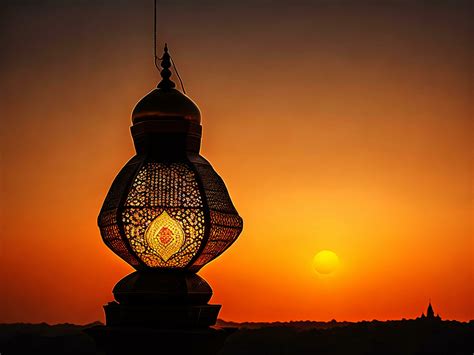 islamic lamp in evening with sun light background 25749538 Stock Photo ...