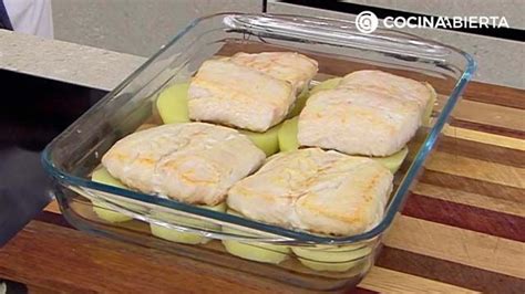 Lomo de merluza con alioli de azafrán Receta de Karlos Arguiñano en