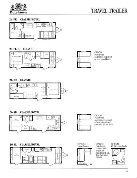 1995 Dutchmen Floorplan RV Roundtable Buy Sell Join