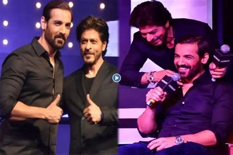 Pathaan खुलेआम Shah Rukh Khan ने John Abraham को किया Kiss Video में