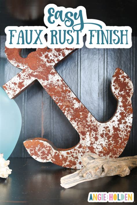 Easy Faux Rust Paint With Cinnamon Angie Holden The Country Chic Cottage