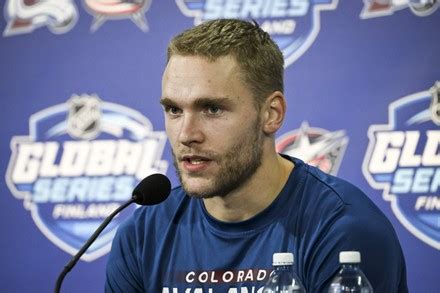 Patrik Laine Reacts During Press Conference Editorial Stock Photo ...