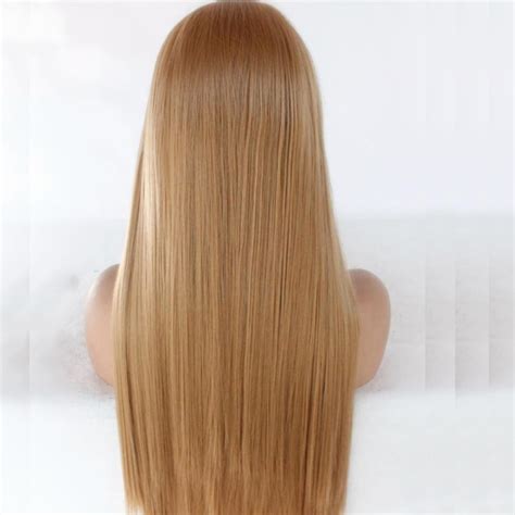 Strawberry Blonde Wig Long Straight Lace Front Wig And