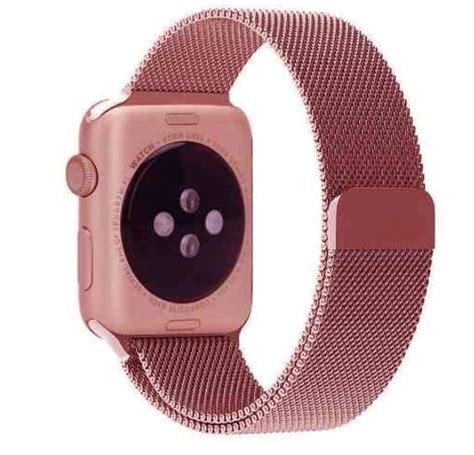 Pulseira Milanese A O Metal Para Apple Watch Iwo Smartwatch Relogio