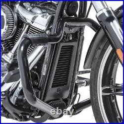 Pare Cylindre Mustache Ii Pour Harley Davidson Softail Noir Et