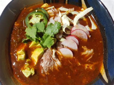 Pozole Rojo De Puerco Red Pozole With Pork