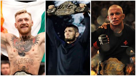 Mcgregor Khabib Silva Aldo Jones Lesnar The Top Ufc Mma