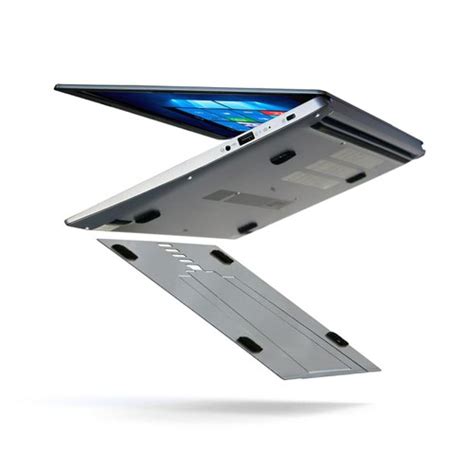 UNO - Attachable Ultralight Laptop Stand - Natural Aluminium - Office ...